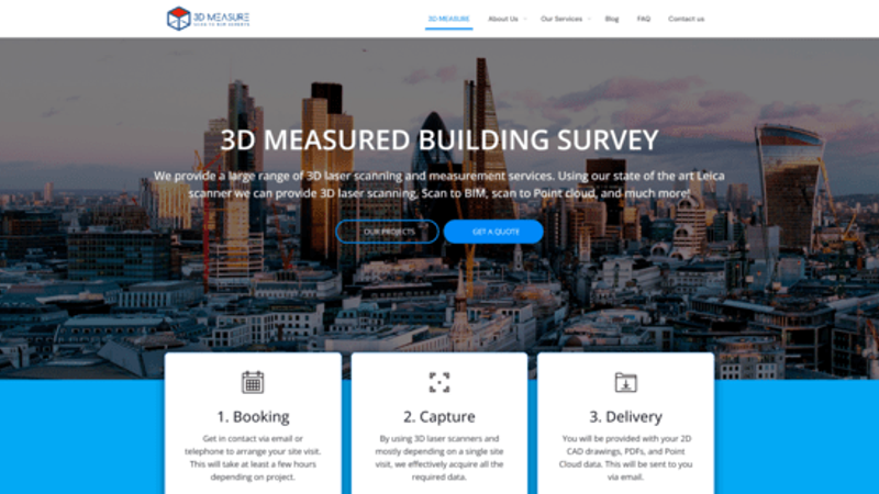 3D Measuree Website